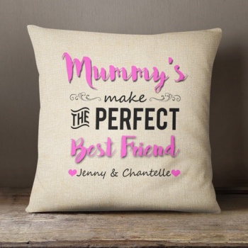 Luxury Personalised Cushion - Inner Pad Included - Mummy's Best Friend